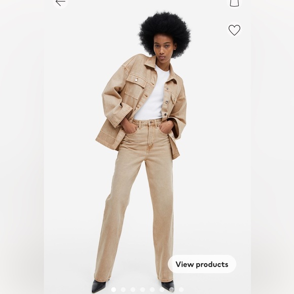 H&M 90s straight high waist pants - Picture 6 of 8